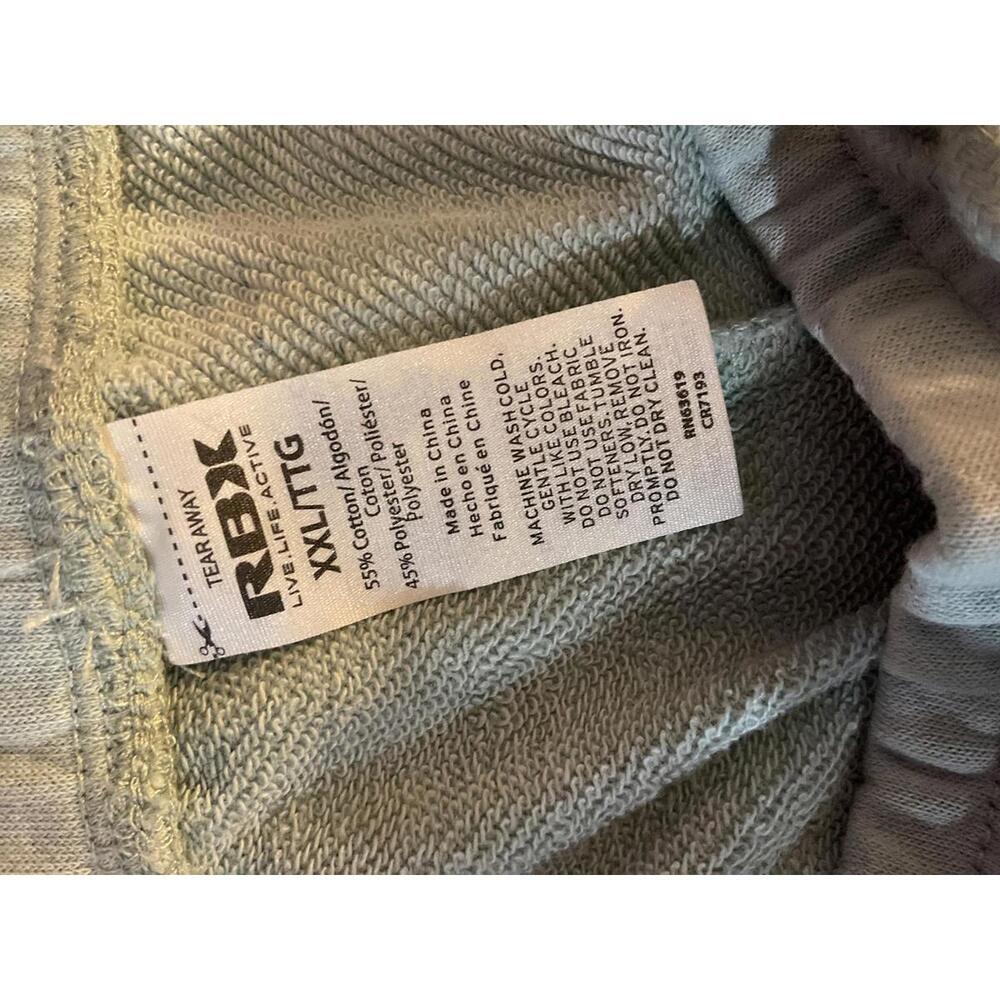 RBX live life active French terry cropped pants XXL - Picture 7 of 8